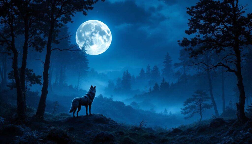 Pleine Lune du Loup : signification et rituels